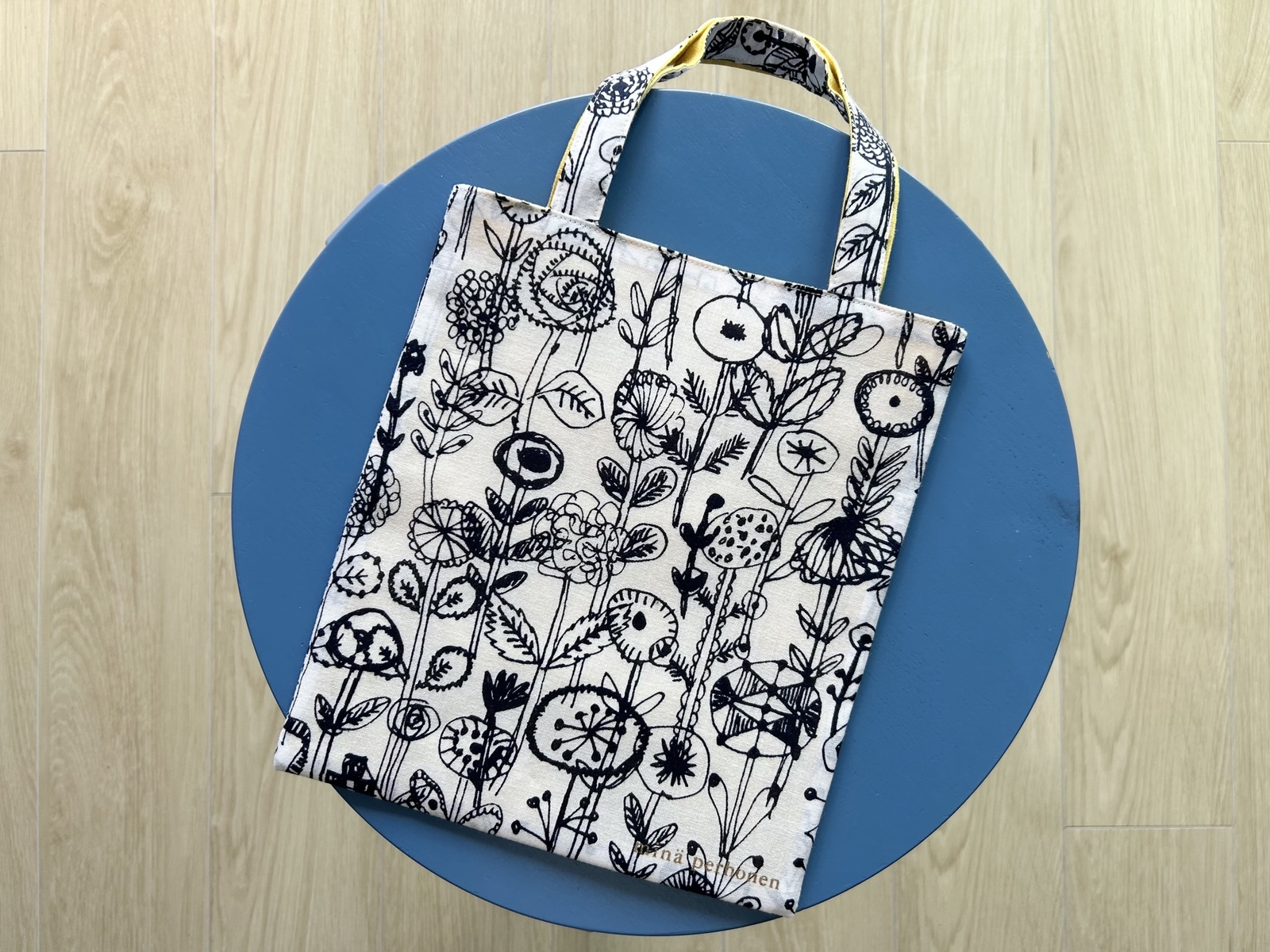 ミナペルホネン ハンドメイド 巾着付きバッグ トートバッグ バッグ