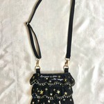 星刺繍のフリルショルダーバッグ