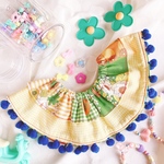 カラフル リバーシブル*2段フリルスタイ