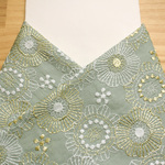 ◇レース半襟・半衿【flower&flower】mintGreen
