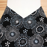 ◇レース半襟・半衿【flower&flower】black