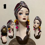 着物コーデ　和装　和柄　ヘアターバン　ヘアバンド　ターバン
