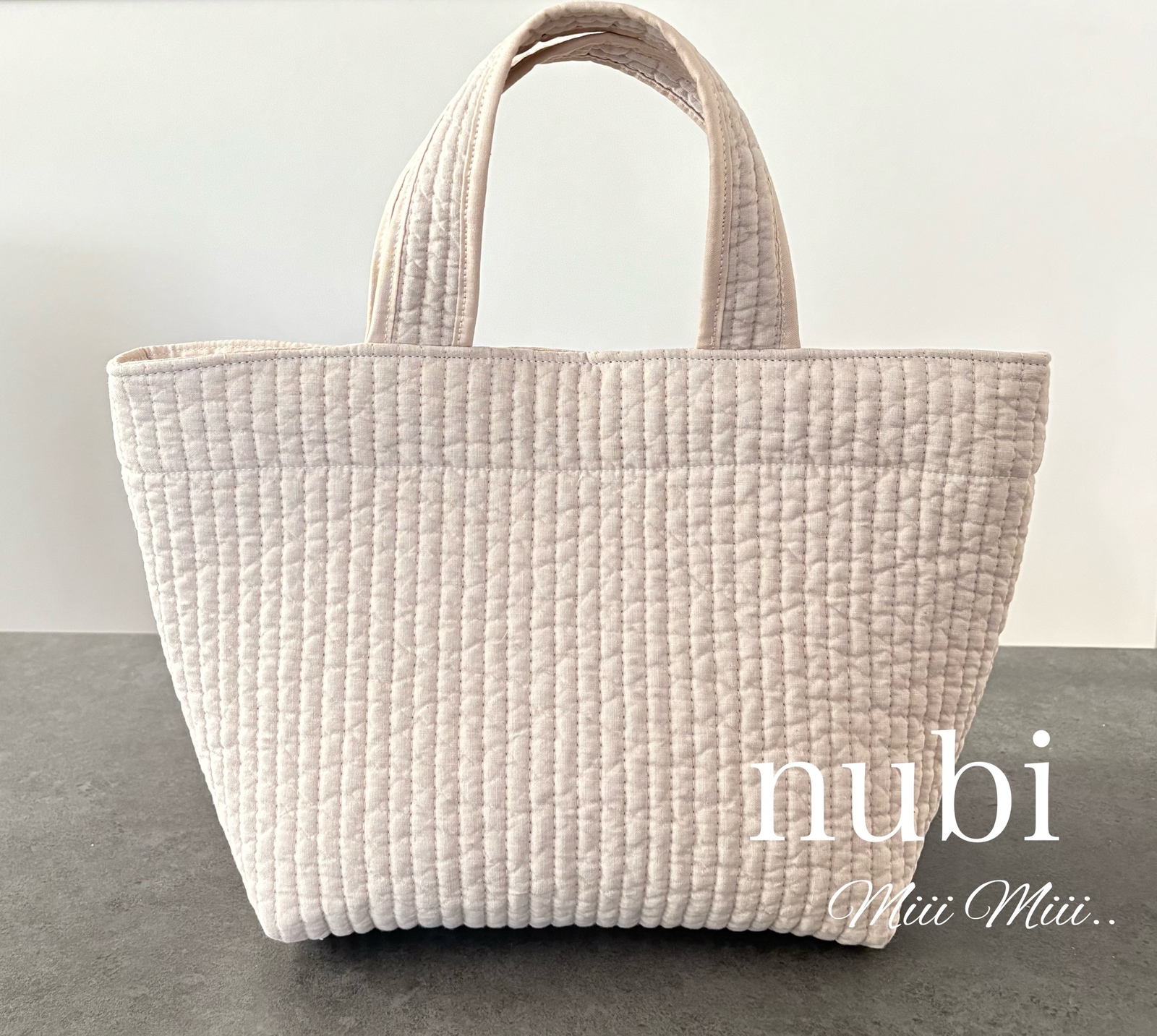 nubi ヌビバッグ パール付き ヌビ トートバッグ イブル ブラック