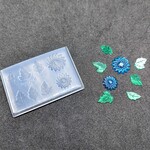 「お花＆葉っぱ」シリコンモールド