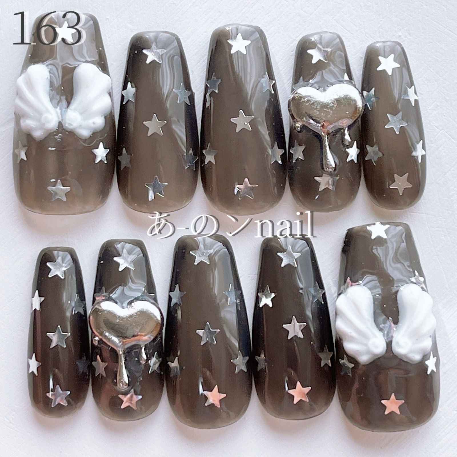 ネイルチップ オーダー シアー 大人 結婚式 韓国 ブラック フレンチ