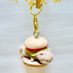 ハンバーガーインコツメカワウソくんストラップ