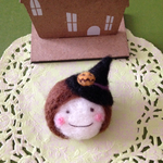 もこもこブローチ（ハロウィン）