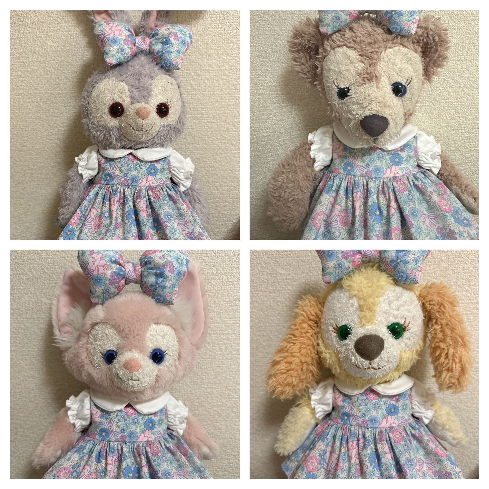 Disney - ユニベア  ぬいぐるみ　モカ　プリン　コスチューム b89ae4912cb5ad9355b52cda15e757