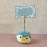 クリップスタンド ペンギン ブルー