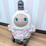 らぼ用 甚平じんべえ（ホワイト朝顔柄）