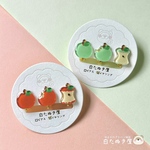 ミニりんごのピアス/イヤリング