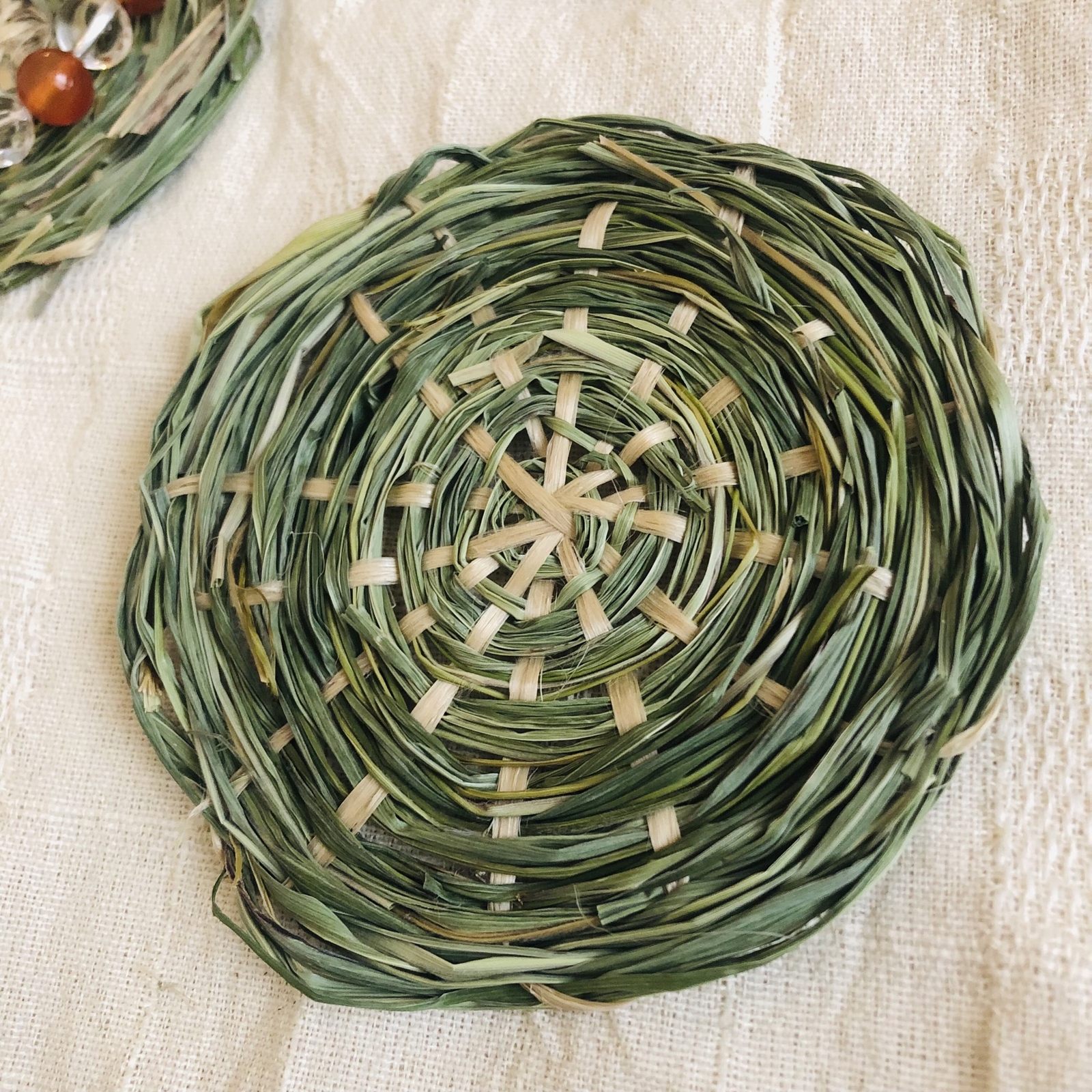 まこも円座33㎝☆グランディング☆浄化☆魔除け☆波動アップ まこも円座33㎝☆グランディング☆浄化☆魔除け☆波動