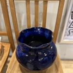 瑠璃色の花卉