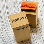 ドット文字のHAPPY　12X12