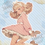 【Potiron×unichoco コラボ 5-7】   vintage girl 素材 シンプル素材 写真用紙 人物素材 ステッカー 人物ステッカー コラージュ