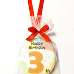数字メダルクッキー（パステル）｜年齢入り誕生日クッキー