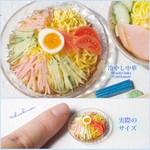 【ミニチュアフード】冷やし中華★受注生産品★
