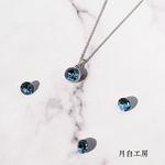 NO.32　クリスタル　アクアマリン　ネックレス