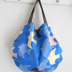 くしゅタックBAG♪バニランブルー本革