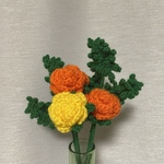【受注作成】枯れない花束　毛糸の花束　ブーケ　母の日季節の花