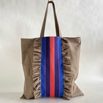 french ribbon tote bag　(taupe)