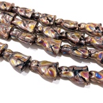 キャットストーンアイ 4個 チェコビーズ