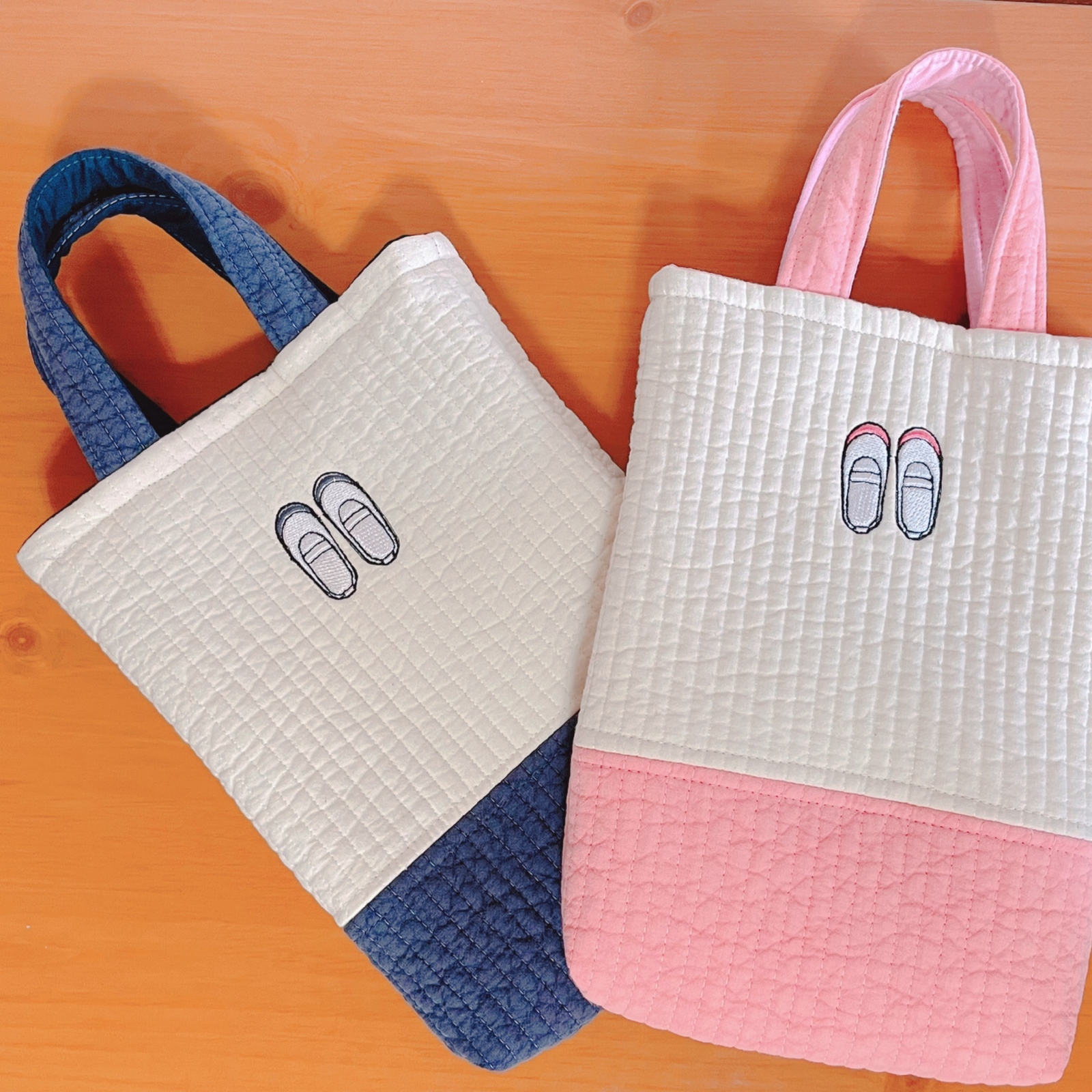 カラフルフリルバッグ…ユキエモン＆刺繍入りヌビキルト…他２点お纏め 刺繍入りヌビキルティング
