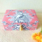 トワルドジュイ カルトナージュ 小物入れ