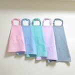 綿ポリ 無地 New（ポケット口飾りオプション）子供用エプロン  90～160cm【首回り・腰回りの紐選択可】