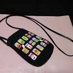 缶詰柄Ｂ スマホポシェット.スマホポーチ※送料84円※ひも調節可能※サコッシュ.スマホショルダー.家ポシェット.二重ポシェット※老人ホーム.敬老の日.お祝い.プレゼント