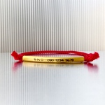 サイズ調整が簡単なネームチョーカー