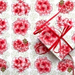 ゼラニウム　デザインペーパー　A4