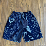 浴衣リメイクハーフパンツ