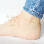 再販5♡ オープンスター☆とチェーンのアンクレット   gold/silver