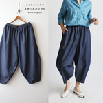 (送料無料）ラスト3　春のパンツまつりＳＡＬＥ　９０cm丈　抜け目ないバルーンボールパンツ　 甘織デニムＤＥＮＩＭ ゆったり A65