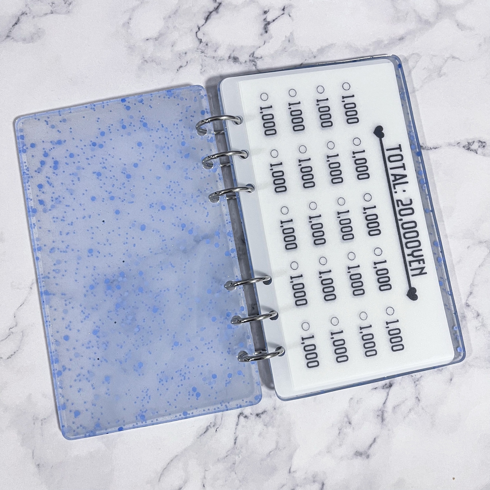 m(⑉• •⑉)❤︎さま専用　A6　saving　バインダー アクリルバインダー saving バインダー貯金 A6 リフィル 家計簿