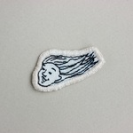 【手刺繍】「どこかで会ったことある？」シリーズのワッペン・アップリケ