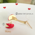 うさぎリンゴ🍎(小)ピアス