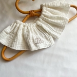 お名前刺繍可 ⚪︎ シンプルフリルスタイ
