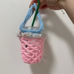drink holder(pink×light blue)