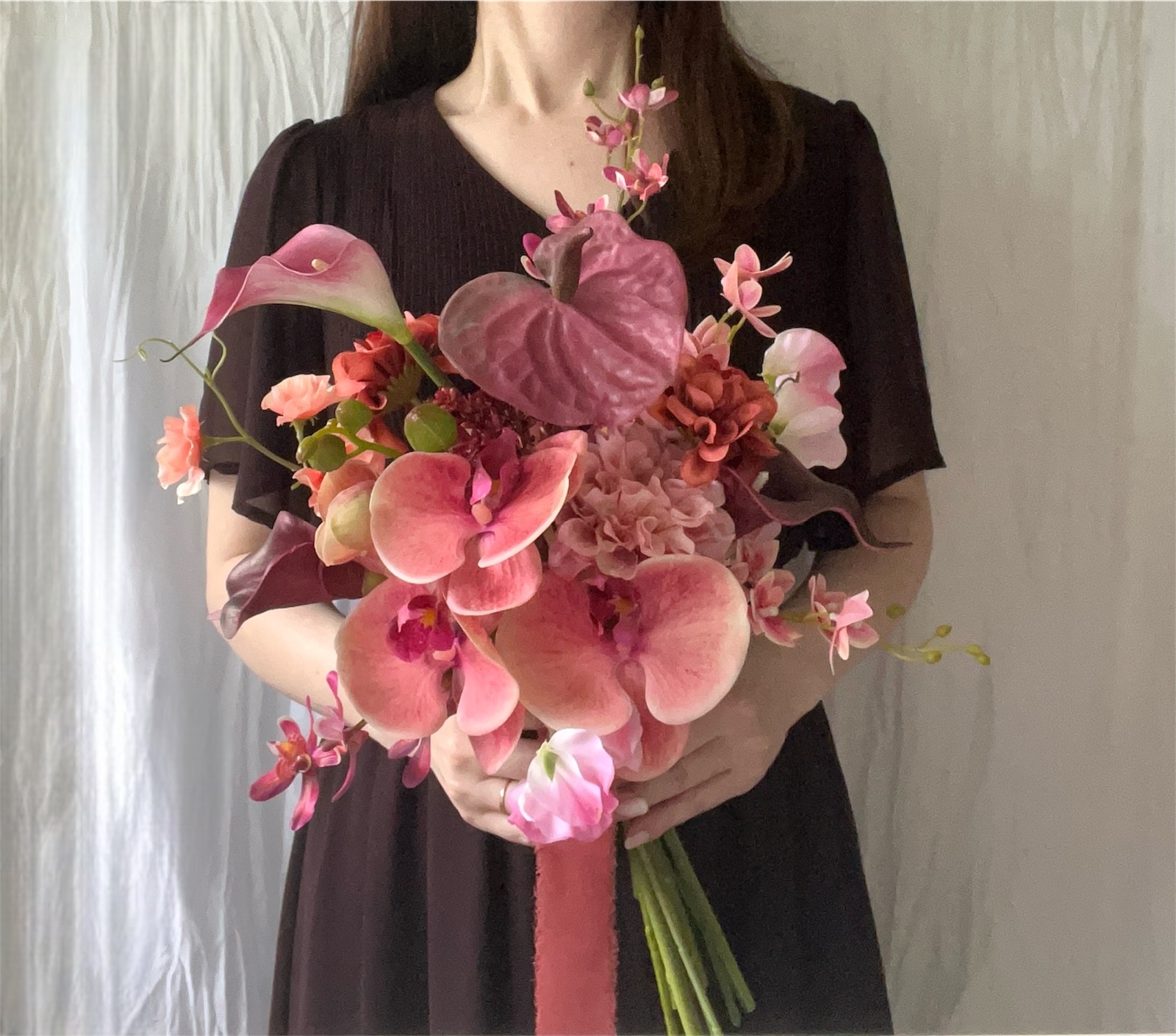 ハンドメイド❣️春のアレンジペア❣️お花畑、さくら、マム、蝶々、フラワーアレンジ❣️ ハンドメイド❣️春のアレンジペア❣️お花畑、さくら、マム