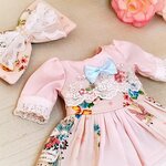 【先行販売】夢見るリボンの女の子ワンピースセット(一点のみ)