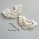 【new⸝⋆】ふんわりぽこぽこダブルガーゼスタイ✺花びら型