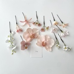 pink whip-L ヘッドパーツ　アーティフィシャルフラワー　ヘッドドレス