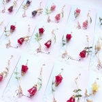 風に揺れる薔薇の耳飾り(ピアス/イヤリング)✤カラーオーダー