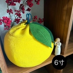【受注製作品】晩白柚(ばんぺいゆ・ギネスサイズ)の骨壺カバー（6寸用）
