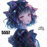 original sticker « no.5557 »     //     人物ステッカー オリジナルステッカー オリジナル人物ステッカー ステッカー cotton melody 