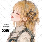 original sticker « no.5597 »     //     人物ステッカー オリジナルステッカー オリジナル人物ステッカー ステッカー cotton melody 