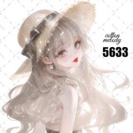 original sticker « no.5633 »     //     人物ステッカー オリジナルステッカー オリジナル人物ステッカー ステッカー cotton melody 