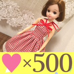 ♡×500・フォロー×100ありがとうございます☆リカドレス8